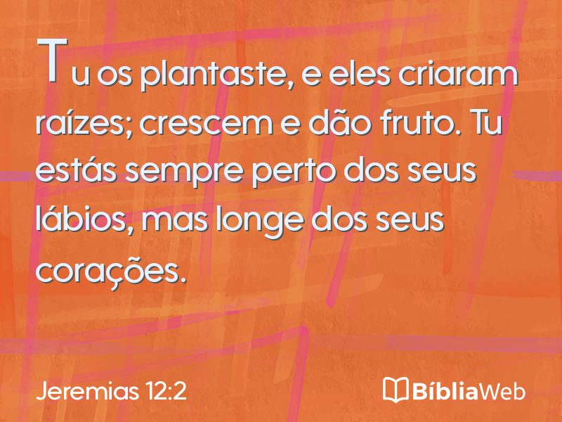 Jeremias 12:2 em imagem para compartilhar