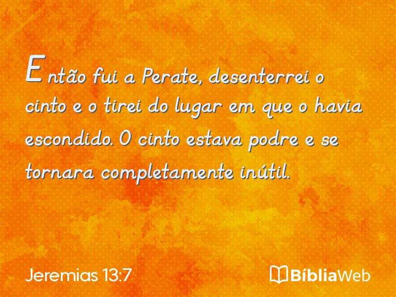 Jeremias 13:7 em imagem para compartilhar