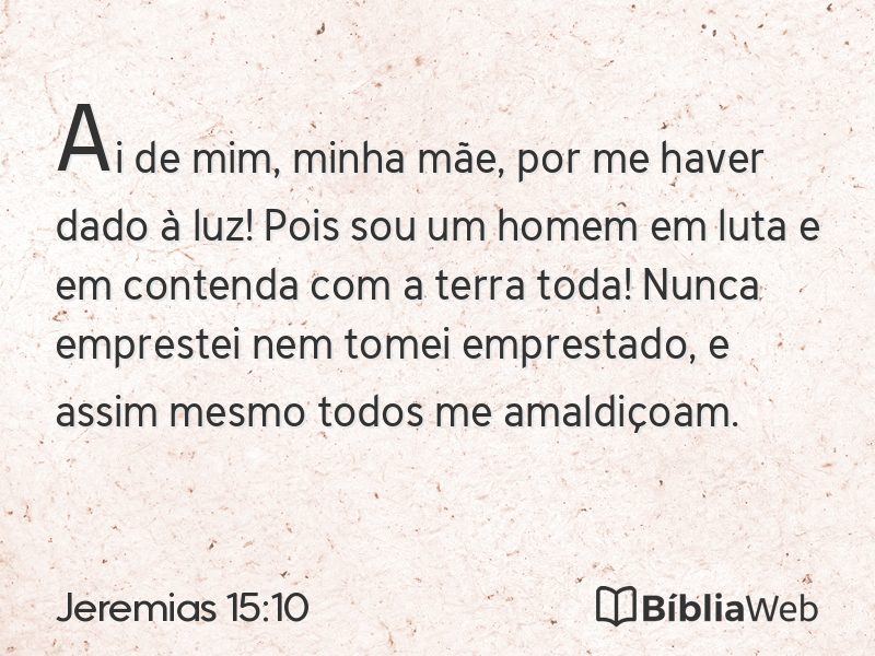 Jeremias 15:10 em imagem para compartilhar