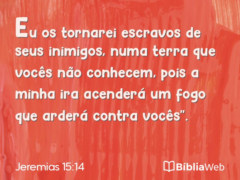 Jeremias 15:14 em imagem para compartilhar