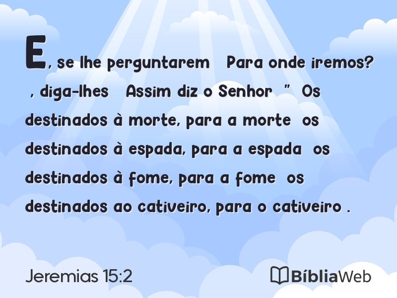 Jeremias 15:2 em imagem para compartilhar