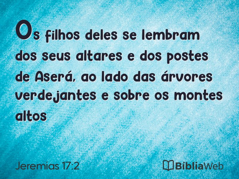 Jeremias 17:2 em imagem para compartilhar