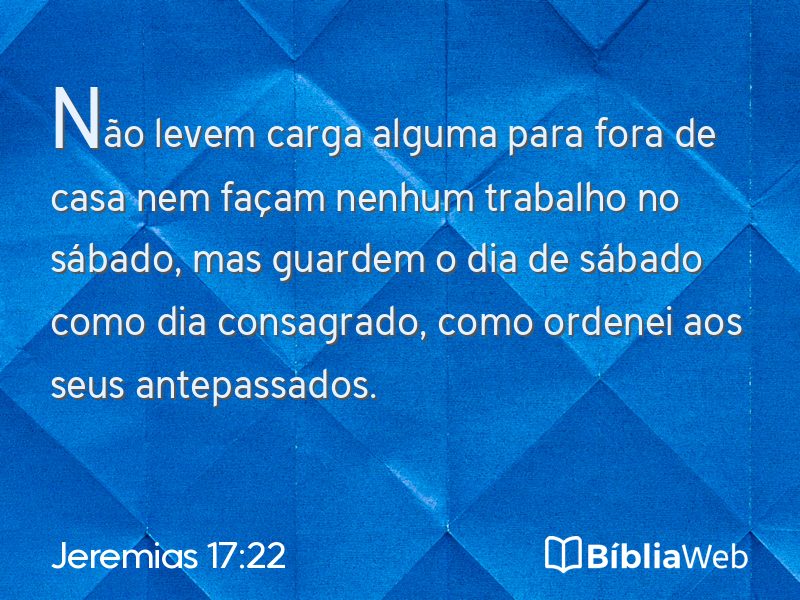 Jeremias 17:22 em imagem para compartilhar