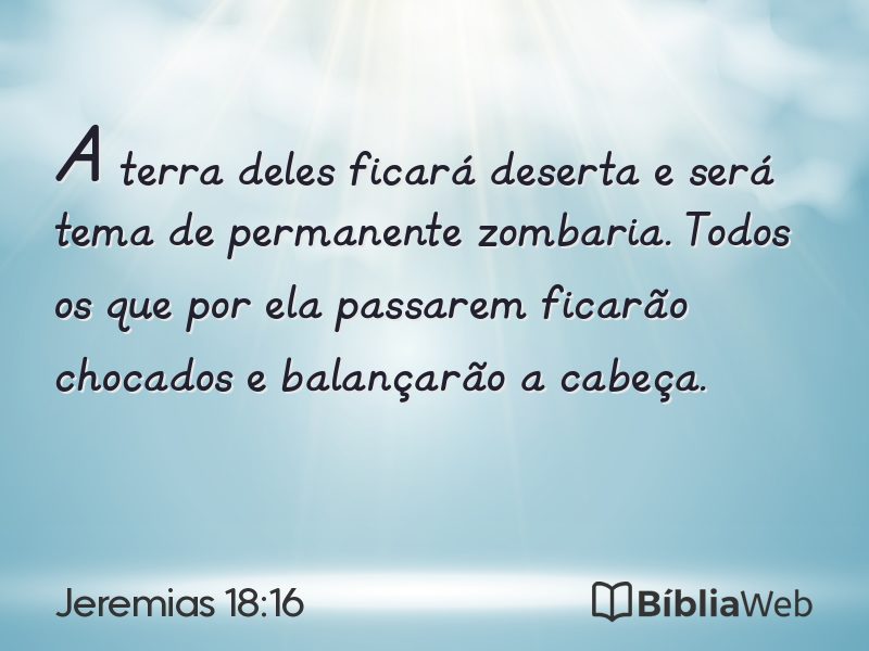 Jeremias 18:16 em imagem para compartilhar
