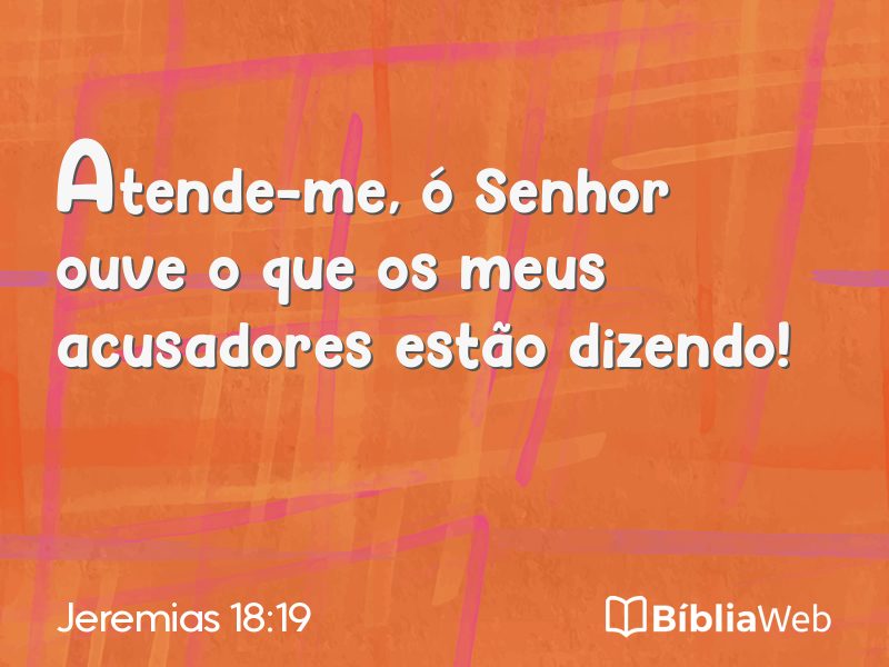 Jeremias 18:19 em imagem para compartilhar