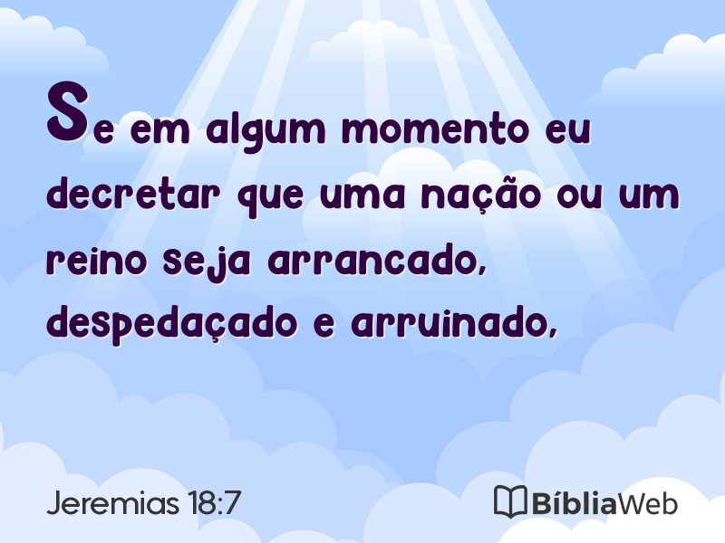 Jeremias 18:7 em imagem para compartilhar