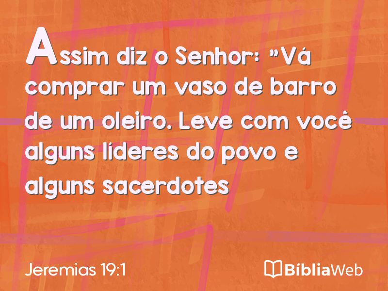 Jeremias 19:1 em imagem para compartilhar
