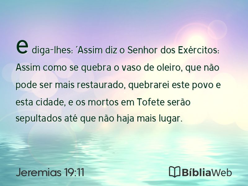 Jeremias 19:11 em imagem para compartilhar