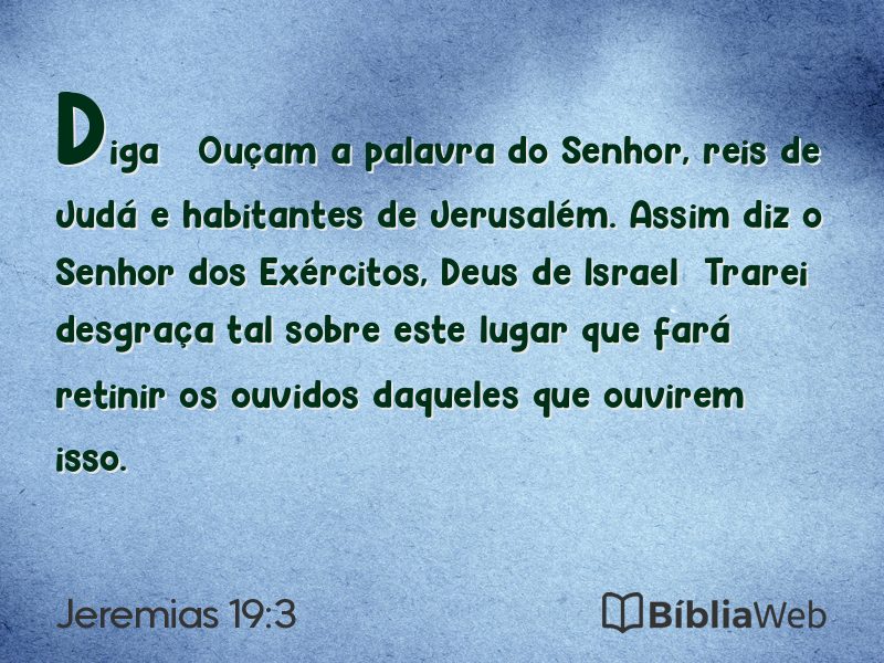 Jeremias 19:3 em imagem para compartilhar