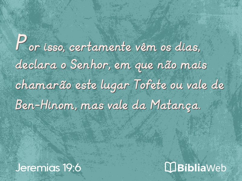 Jeremias 19:6 em imagem para compartilhar