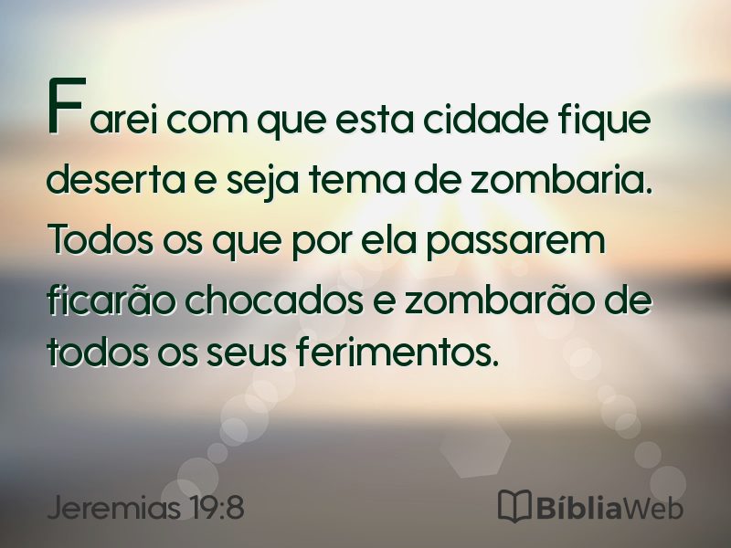 Jeremias 19:8 em imagem para compartilhar
