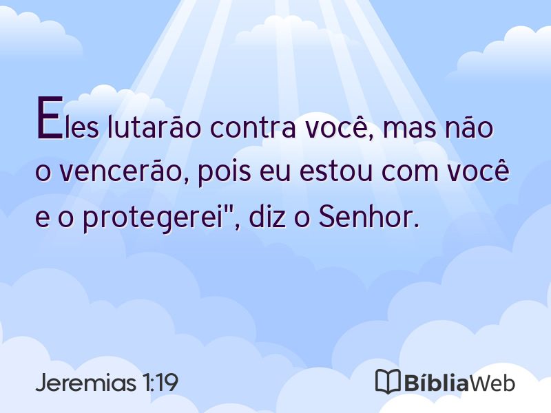 Jeremias 1:19 em imagem para compartilhar