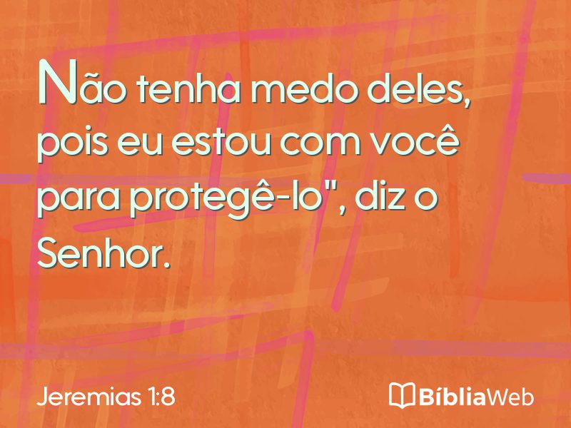 Jeremias 1:8 em imagem para compartilhar