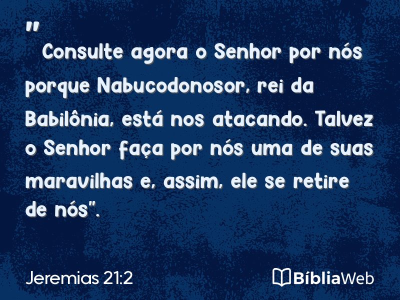 Jeremias 21:2 em imagem para compartilhar