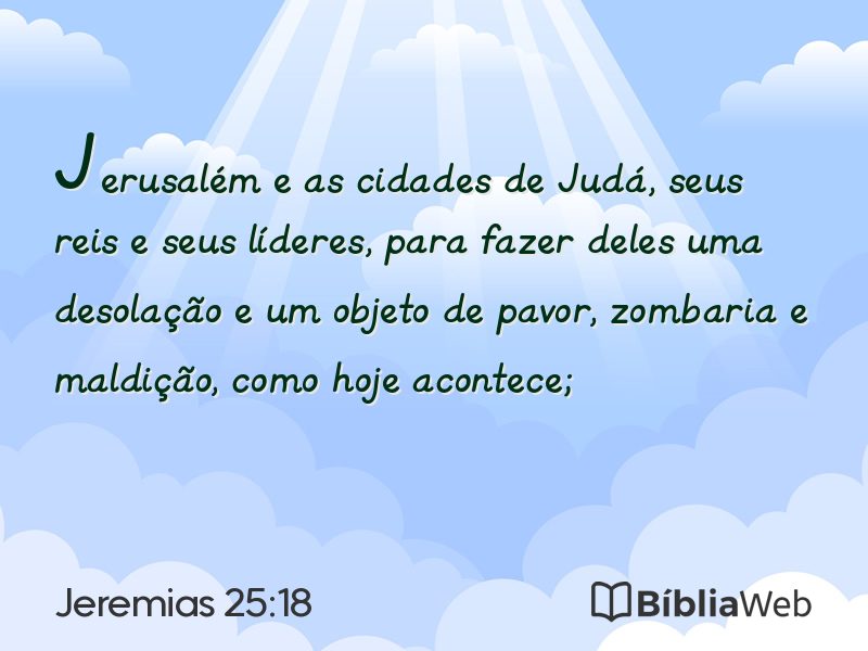 Jeremias 25:18 em imagem para compartilhar