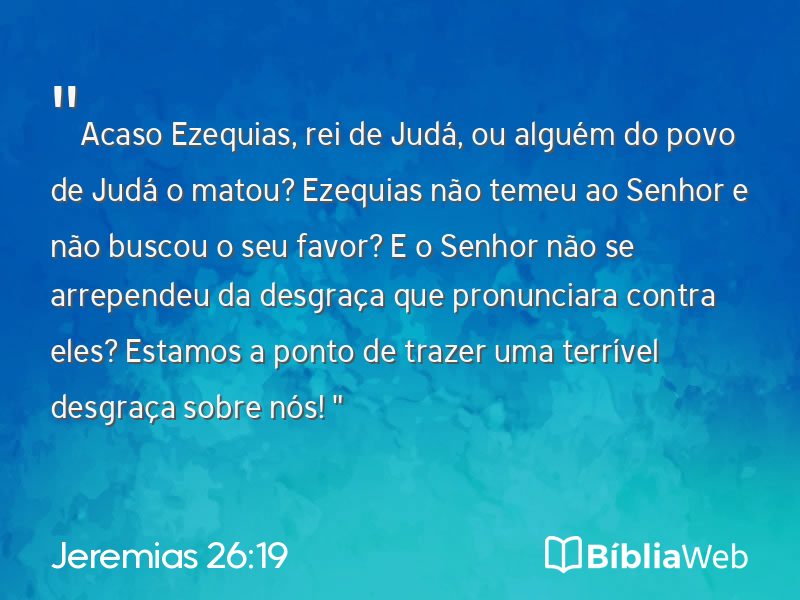 Jeremias 26:19 em imagem para compartilhar