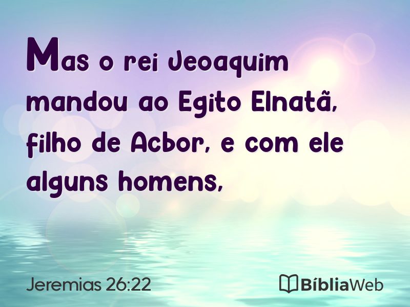 Jeremias 26:22 em imagem para compartilhar