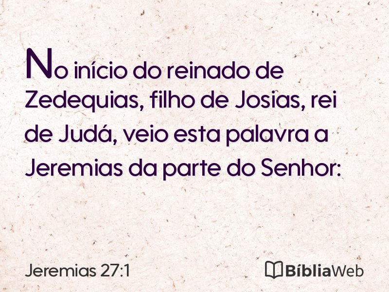 Jeremias 27:1 em imagem para compartilhar