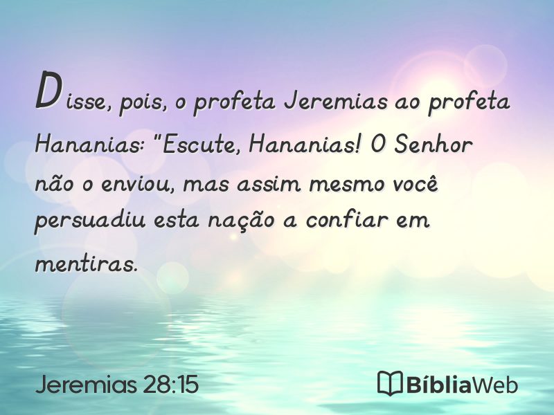 Jeremias 28:15 em imagem para compartilhar