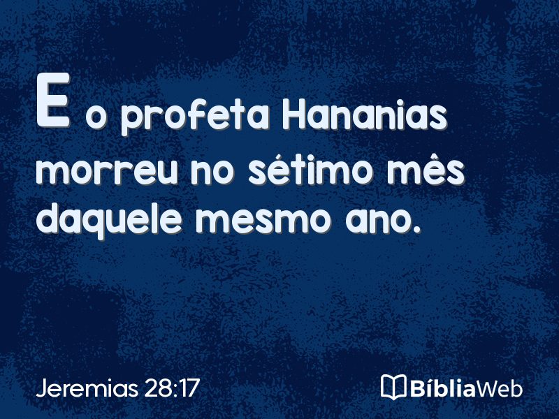 Jeremias 28:17 em imagem para compartilhar