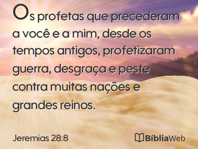 Jeremias 28:8 em imagem para compartilhar