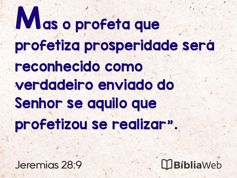Jeremias 28:9 em imagem para compartilhar