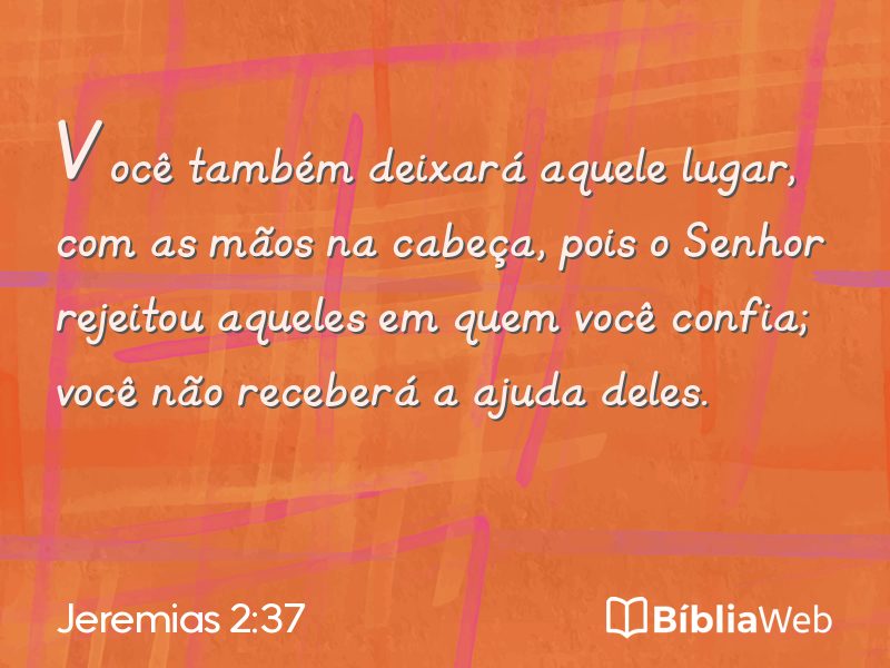 Jeremias 2:37 em imagem para compartilhar
