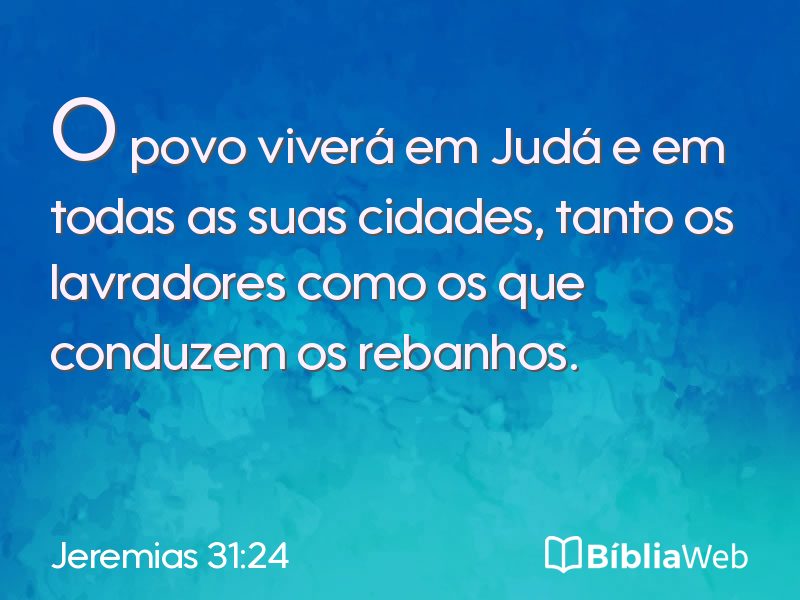 Jeremias 31:24 em imagem para compartilhar