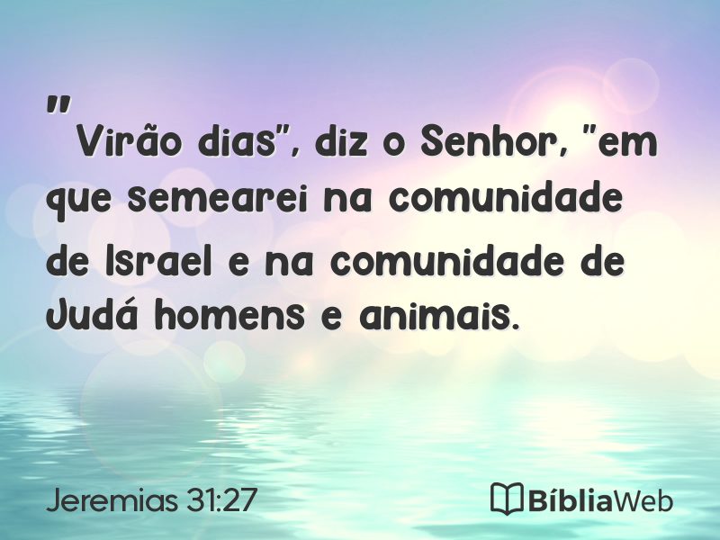 Jeremias 31:27 em imagem para compartilhar