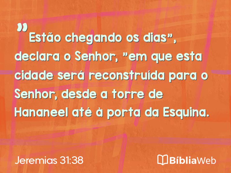 Jeremias 31:38 em imagem para compartilhar