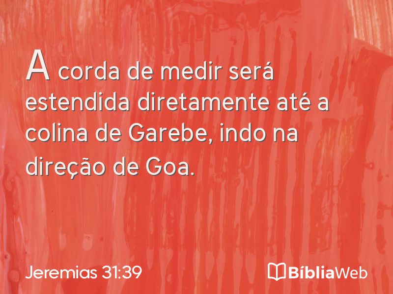 Jeremias 31:39 em imagem para compartilhar