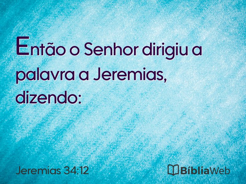 Jeremias 34:12 em imagem para compartilhar