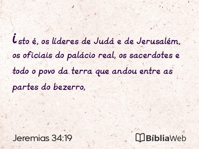 Jeremias 34:19 em imagem para compartilhar