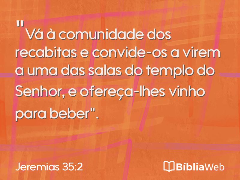 Jeremias 35:2 em imagem para compartilhar