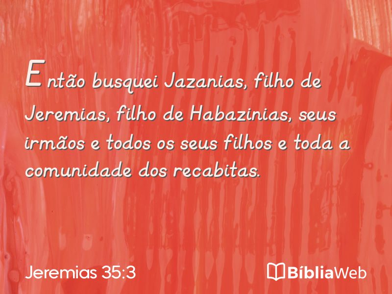 Jeremias 35:3 em imagem para compartilhar