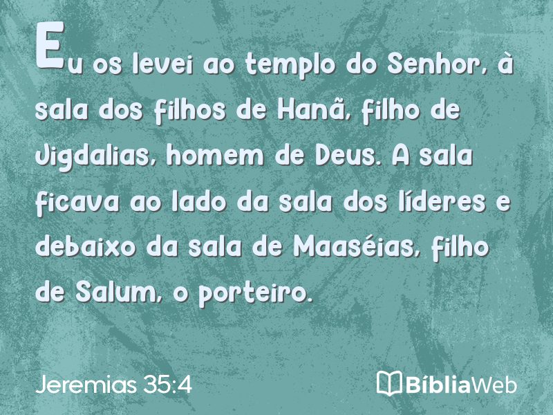Jeremias 35:4 em imagem para compartilhar