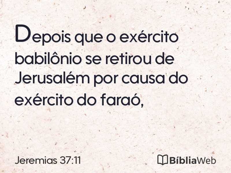Jeremias 37:11 em imagem para compartilhar