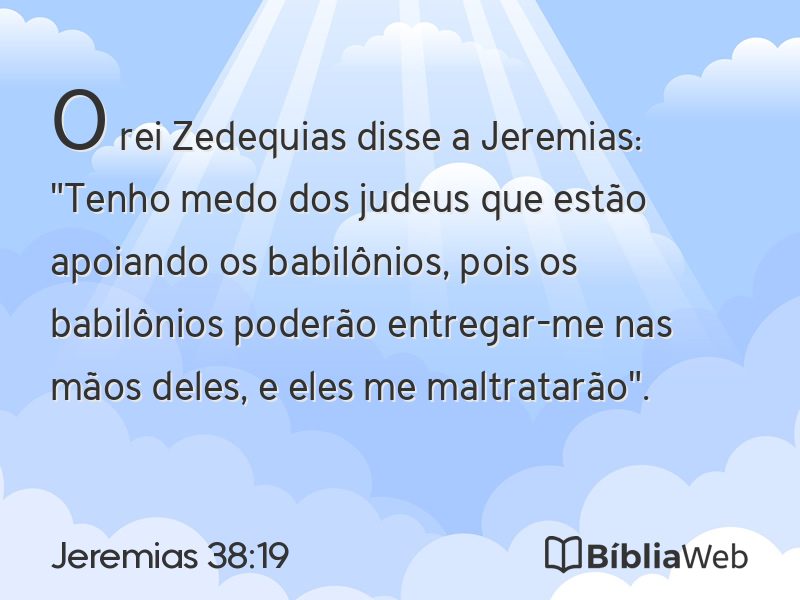 Jeremias 38:19 em imagem para compartilhar