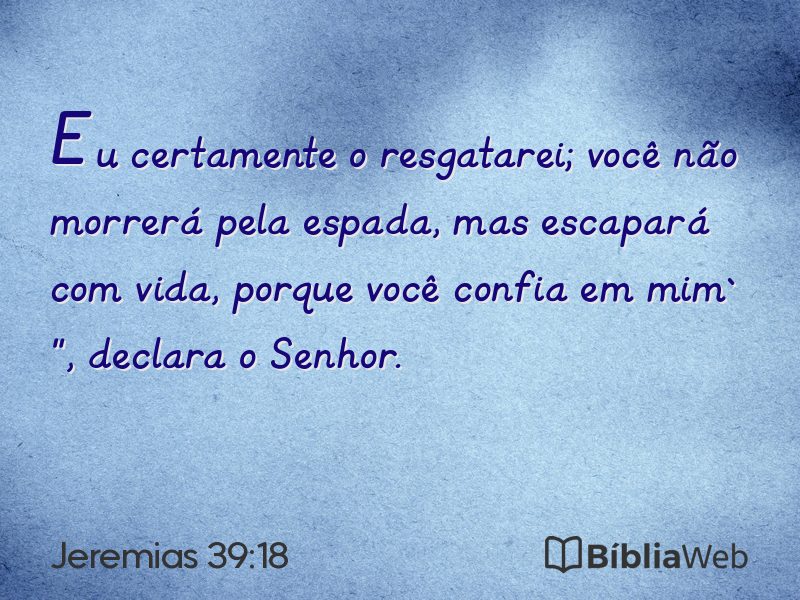 Jeremias 39:18 em imagem para compartilhar