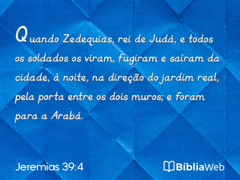 Jeremias 39:4 em imagem para compartilhar
