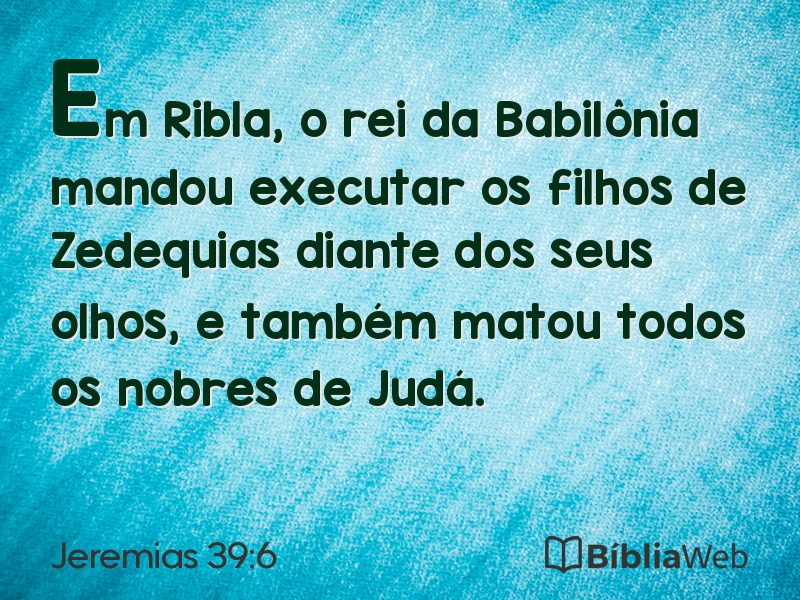 Jeremias 39:6 em imagem para compartilhar