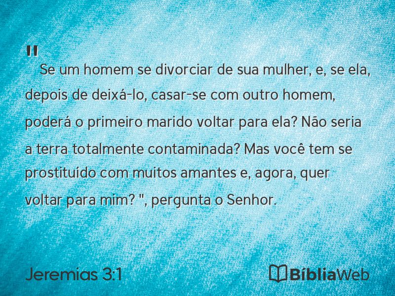 Jeremias 3:1 em imagem para compartilhar