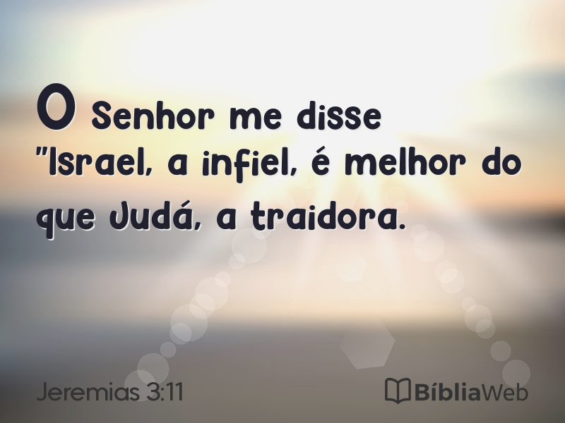Jeremias 3:11 em imagem para compartilhar