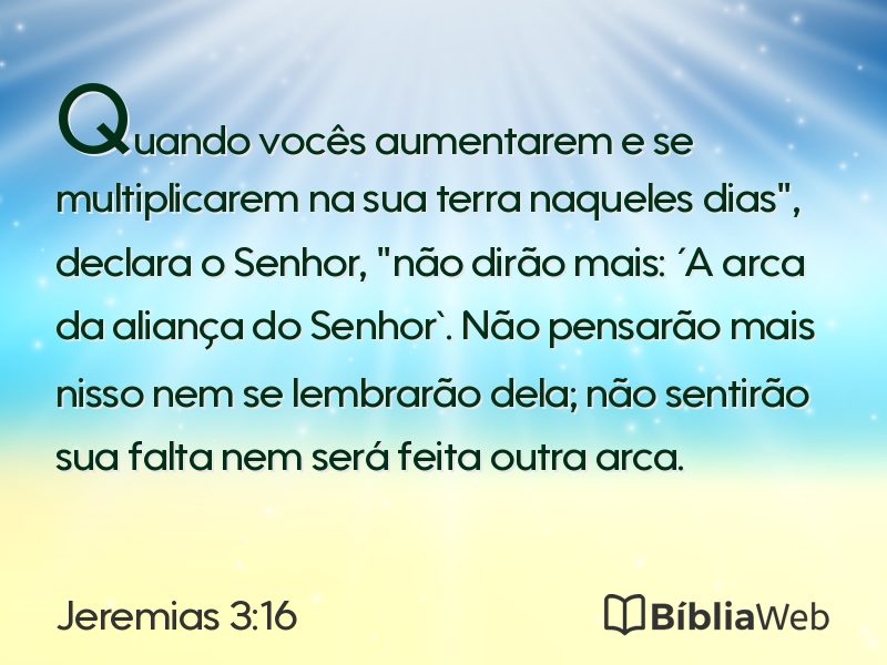 Jeremias 3:16 em imagem para compartilhar