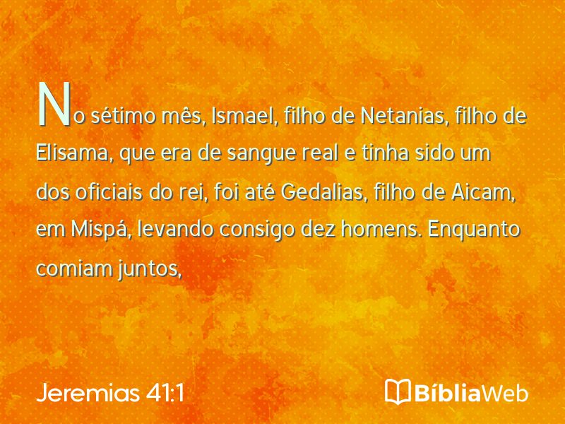 Jeremias 41:1 em imagem para compartilhar