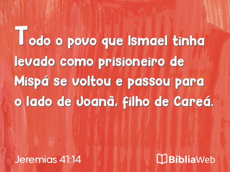 Jeremias 41:14 em imagem para compartilhar