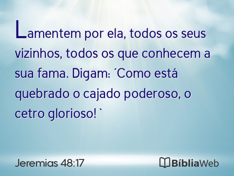 Jeremias 48:17 em imagem para compartilhar