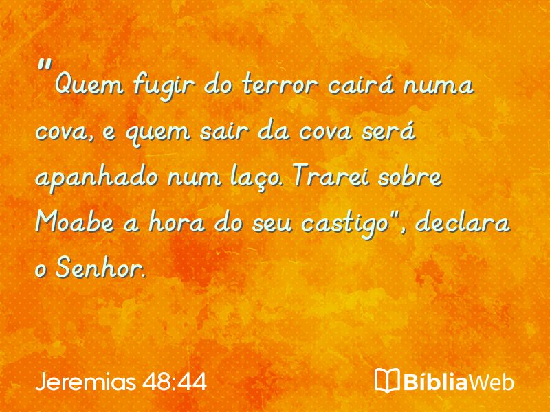 Jeremias 48:44 em imagem para compartilhar