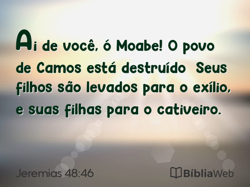 Jeremias 48:46 em imagem para compartilhar
