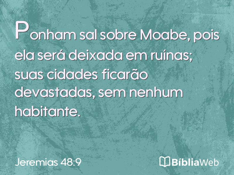 Jeremias 48:9 em imagem para compartilhar